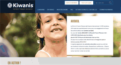 Desktop Screenshot of kiwanis.fr