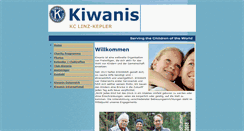 Desktop Screenshot of linz-kepler.kiwanis.at