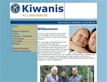 Tablet Screenshot of linz-kepler.kiwanis.at