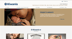 Desktop Screenshot of kiwanis.sk
