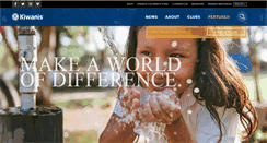 Desktop Screenshot of kiwanis.org