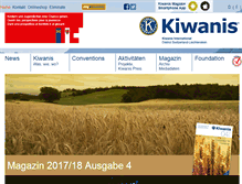 Tablet Screenshot of kiwanis.ch