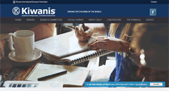 Desktop Screenshot of kiwanis.eu