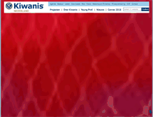 Tablet Screenshot of kiwanis.nl